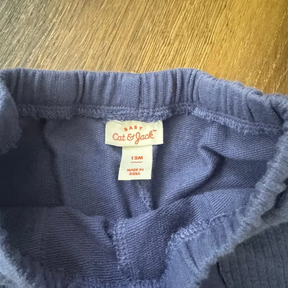Bundle of Baby Boy Joggers/Sweatpants: Puma and Cat & Jack, 2 Pair